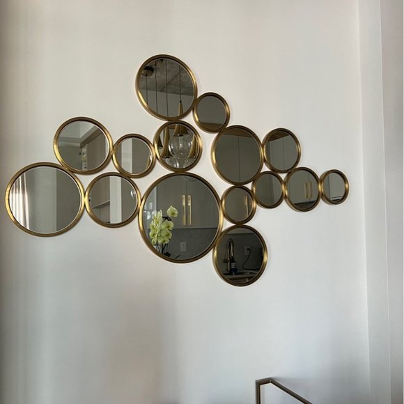 Other - Mirror Wall Art - Bubbles and Brass